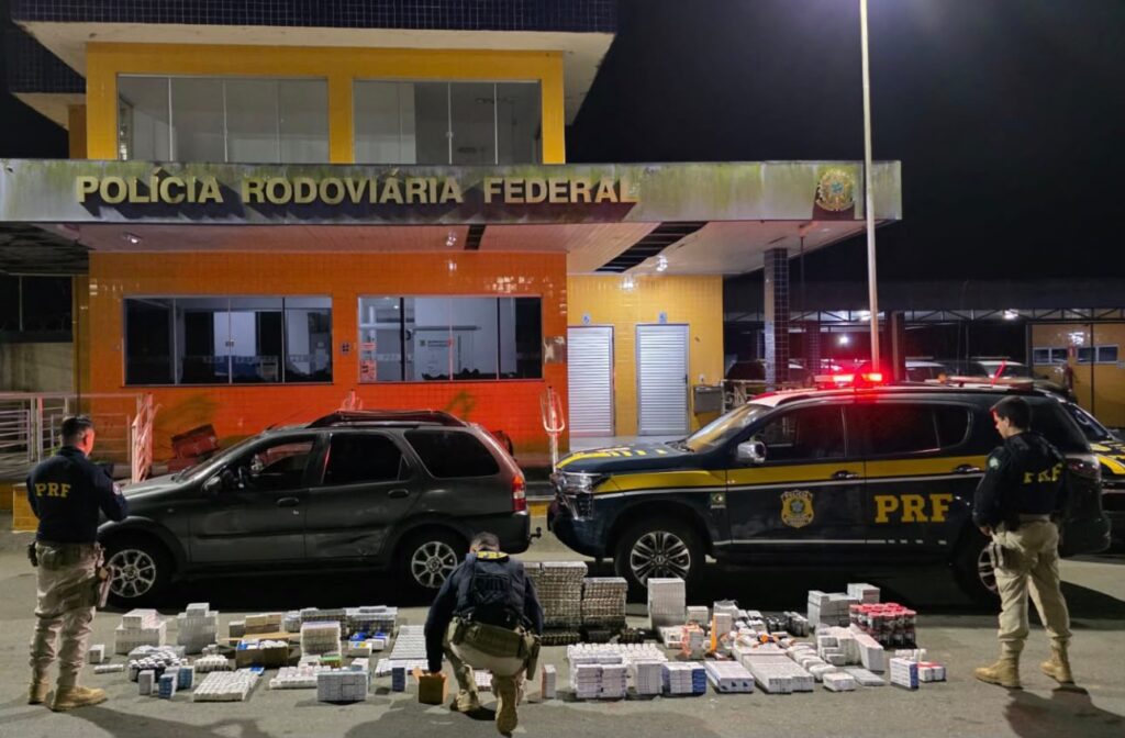 PRF apreende mais de 3 mil medicamentos irregulares na BR-381, em Minas Gerais